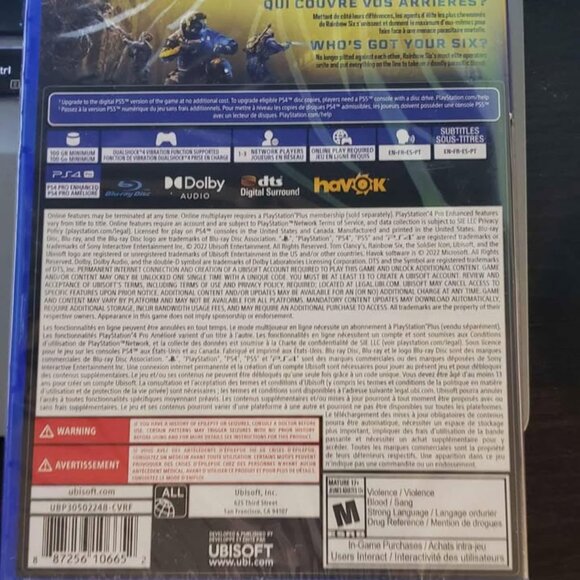 Rainbow six extraction for Playstation 4 PS4 / brand new sealed !!! - Picture 2 of 2